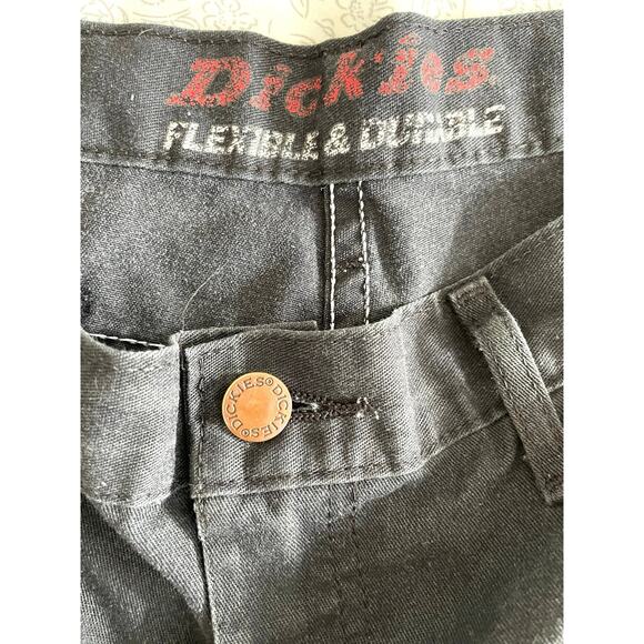 Dickies Black Work Pants Flex Durable Size 32x30 - Picture 4 of 10